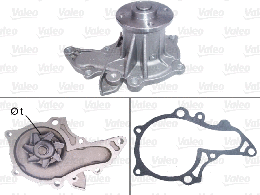 Water Pump, engine cooling (506426)