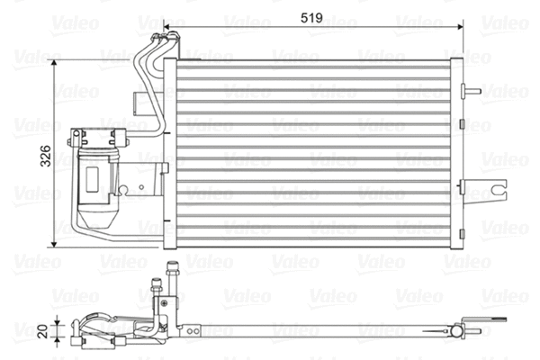 Condenser, air conditioning (814430)