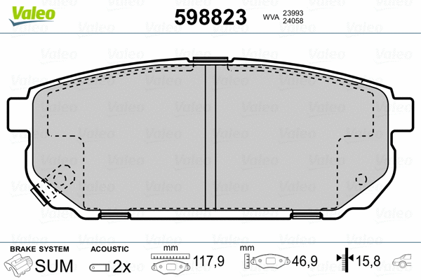 Brake Pad Set, disc brake