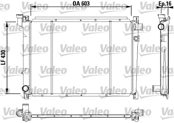 Radiator, engine cooling (731087)