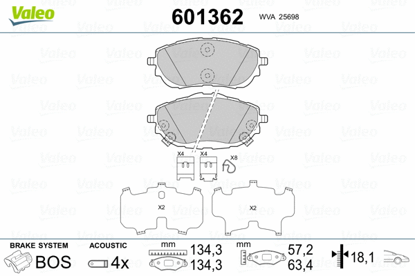 Brake Pad Set, disc brake