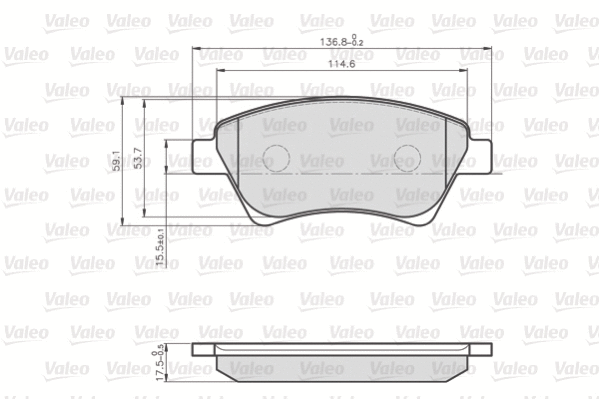 Brake Pad Set, disc brake (872930)