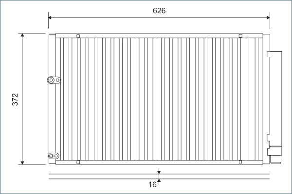 Condenser, air conditioning (812880)