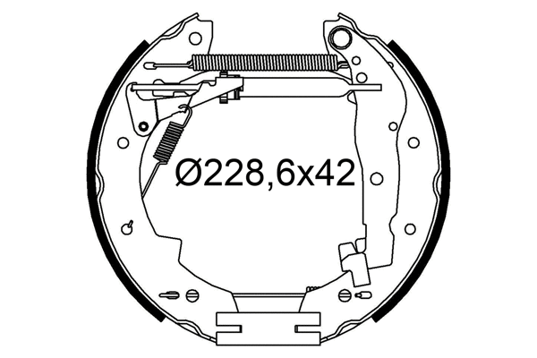 Brake Shoe Set (554916)