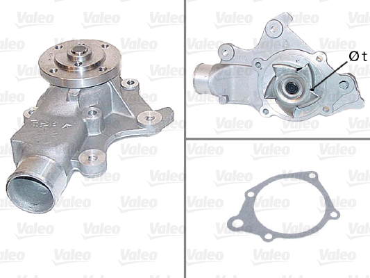 Water Pump, engine cooling (506446)