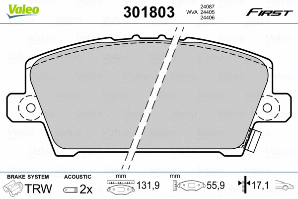 Brake Pad Set, disc brake