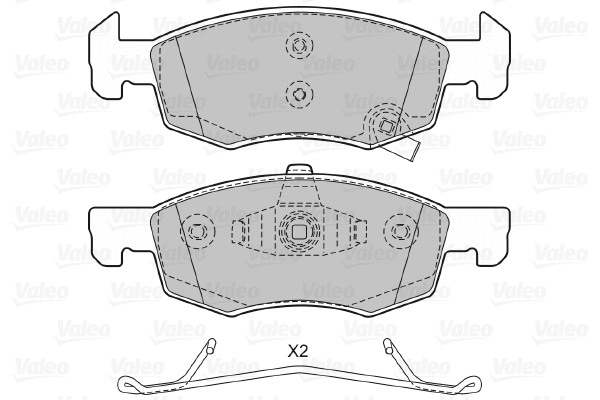 Brake Pad Set, disc brake (601482)