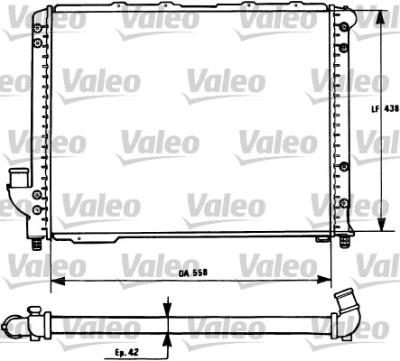 Radiator, engine cooling (731278)