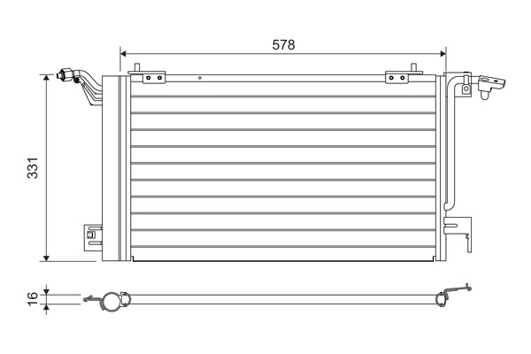 Condenser, air conditioning (817230)