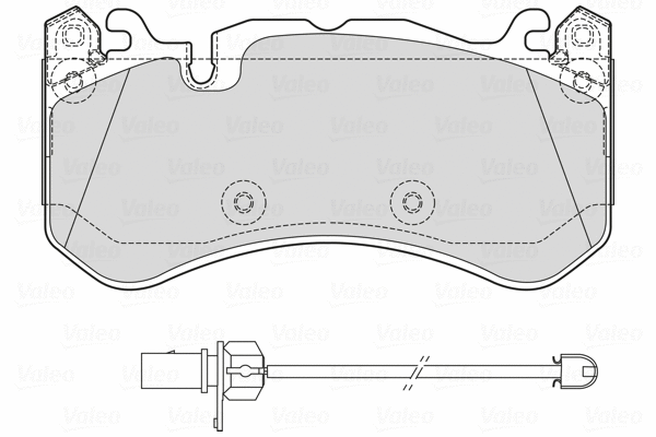 Brake Pad Set, disc brake (601763)