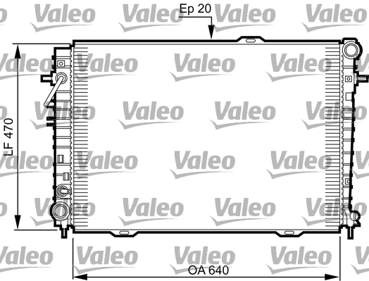Radiator, engine cooling (735507)