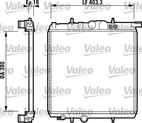 Radiator, engine cooling (732885)