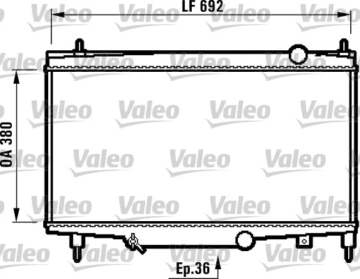 Radiator, engine cooling (732492)