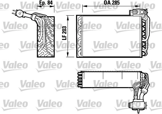 Evaporator, air conditioning (817092)