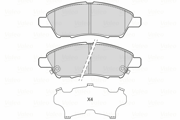 Brake Pad Set, disc brake (601717)