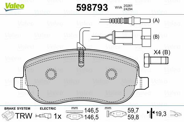 Brake Pad Set, disc brake