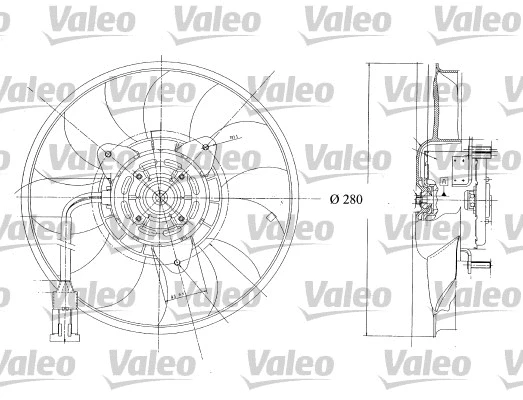 Fan, engine cooling (698350)