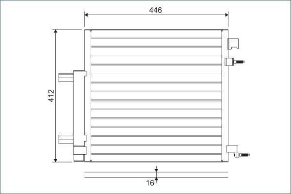 Condenser, air conditioning (822578)