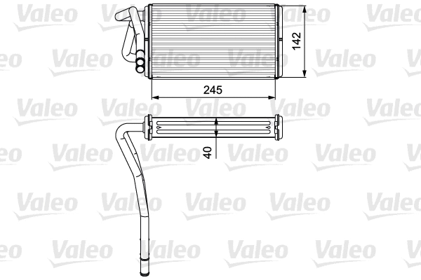Heat Exchanger, interior heating (812277)