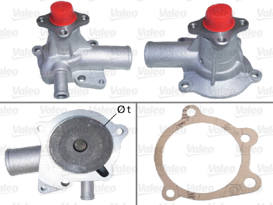 Water Pump, engine cooling (506858)