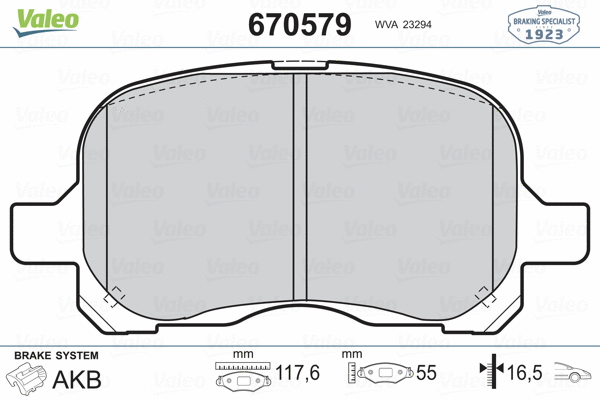 Brake Pad Set, disc brake