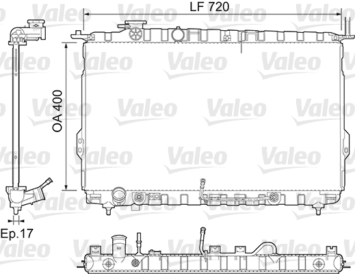 Radiator, engine cooling (734974)