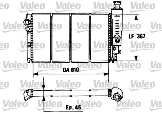 Radiator, engine cooling (730953)