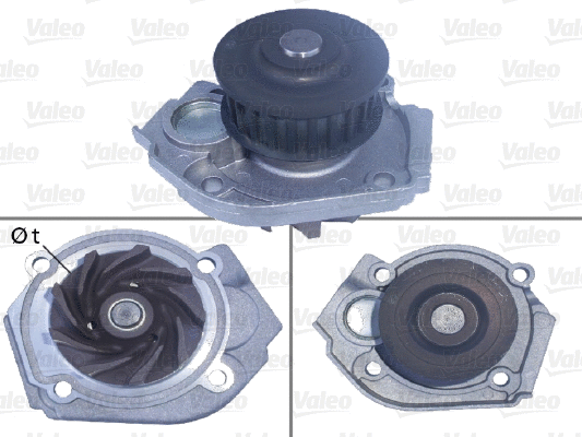 Water Pump, engine cooling (506967)