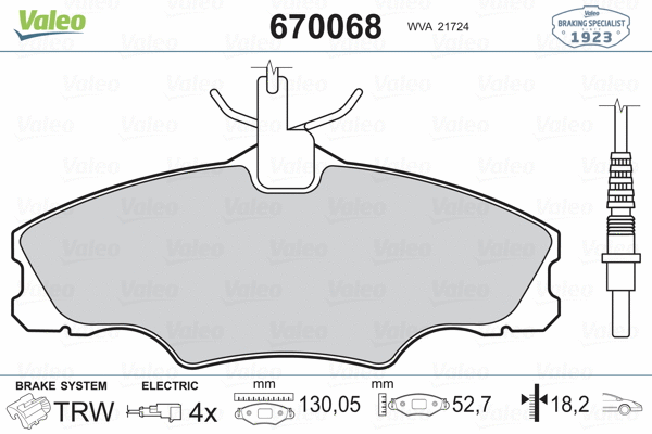 Brake Pad Set, disc brake