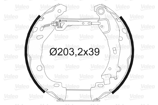 Brake Shoe Set (554871)