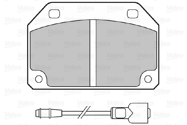 Brake Pad Set, disc brake (598592)