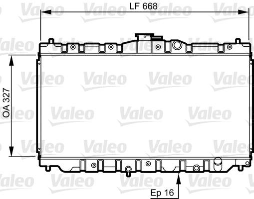 Radiator, engine cooling (730423)
