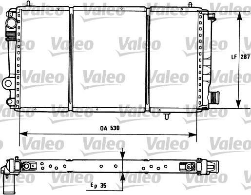 Radiator, engine cooling (731173)