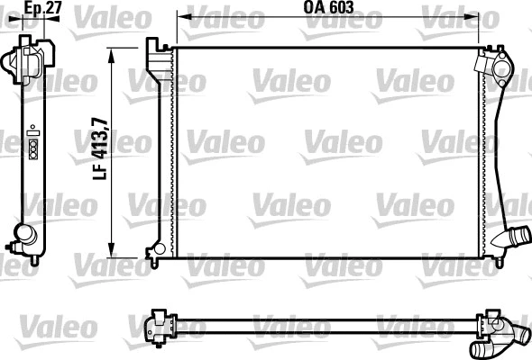 Radiator, engine cooling (732617)