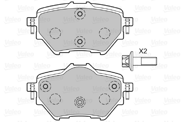 Brake Pad Set, disc brake (601396)