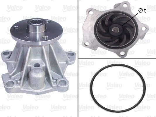 Water Pump, engine cooling (506300)