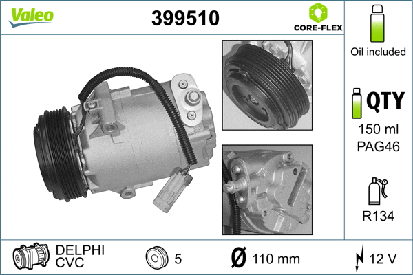 Compressor, air conditioning (399510)