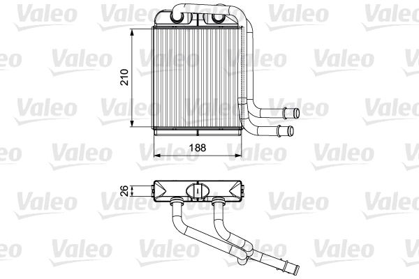 Heat Exchanger, interior heating (811524)