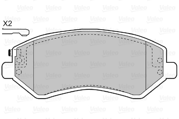 Brake Pad Set, disc brake (598414)