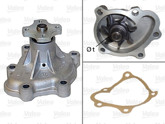 Water Pump, engine cooling (506153)