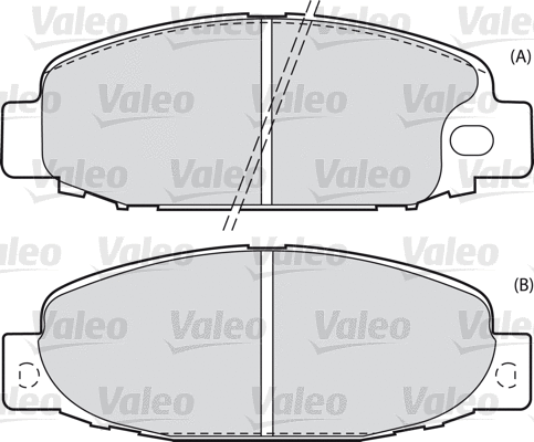Brake Pad Set, disc brake (598588)