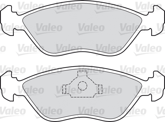 Brake Pad Set, disc brake (598684)