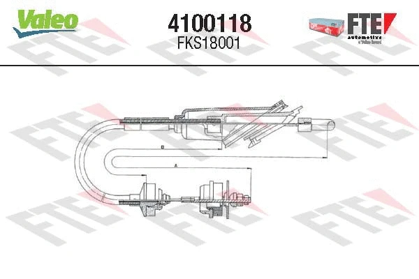 Cable Pull, clutch control (4100118)