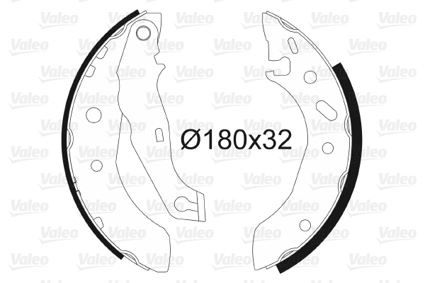 Brake Shoe Set (562635)
