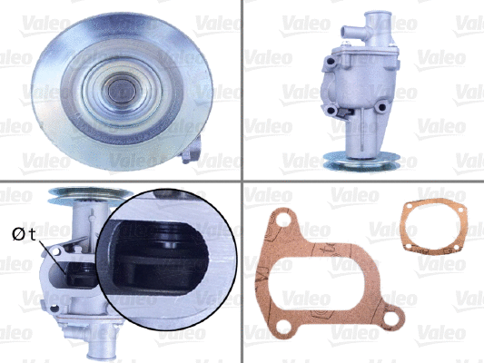 Water Pump, engine cooling (506079)