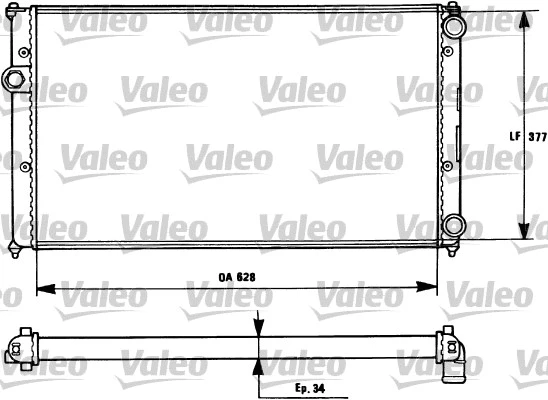 Radiator, engine cooling (731265)