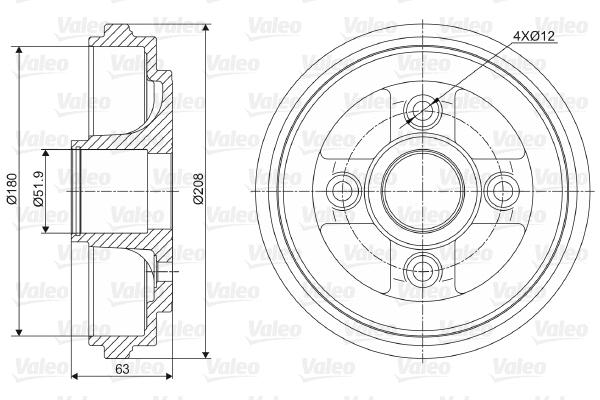 Brake Drum (237026)