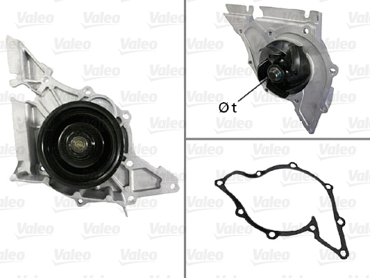 Water Pump, engine cooling (506517)