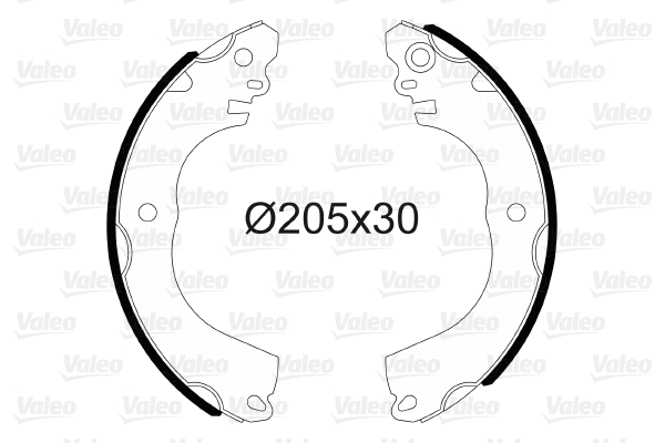 Brake Shoe Set (564202)