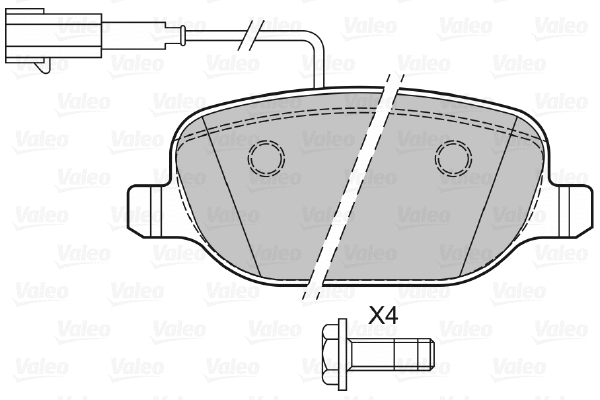Brake Pad Set, disc brake (601143)